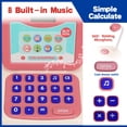 thumbnail image 2 of Petbank Cash Register Playset for Kids, 43PCS  Prentend Play Toys  with Microphone, Scanner, Pretend Credit Card, Play Food, Supermarket Play Gift with sound, for Boys Girls Age 3-12, Pink, 2 of 7