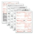 thumbnail image 1 of W-2 Tax Forms, Four-Part Carbonless, 5.5 X 8.5, 2/page, (50) W-2s And (1) W-3 | Bundle of 2 Packs, 1 of 5