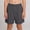 Gray, variant on Boys Active Shorts, Soft Cotton Elastic Waist Stretch Kids Casual Sports Shorts Black 12T