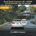 thumbnail image 3 of Fitcamx 4K Dual Dash Cam Adapts for BMW 1 3 5 7 Series X1 X3 X5 X5 M X6 M3 E Chassis (HD2-6003) E88/E92/E93/E60/61/E65/66/E84/E83/E70/E72/E93, 128GB, 3 of 6