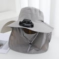 thumbnail image 6 of Kcolen Sun Hats For Men Solar Sun Hat with Built-In Ventilation Fan for UPF 50+ Wide Brim Outdoor Wide Brim Sun Hat, 6 of 7