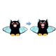 thumbnail image 1 of Murciélago de peluche Feisty Pets, con forma de ursula, 21,6 cm de altura, 1 of 3