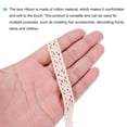 thumbnail image 4 of Unique Bargains Lace Trim Ribbon 10 Yards 0.55 Inch Cotton Elastic Trim for Craft,Gift Wrappers,Headbands,Beige Style 16, 4 of 5