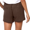 thumbnail image 2 of Abcnature Plus Size Shorts, Womens Athletic Shorts, Womens Plus Size Drawstring Casual Elastic Waist Pocket Loose Solid Shorts, Comfy Beach Shorts, Yoga Pants, Cycling Sport Shorts Khaki L, 2 of 4