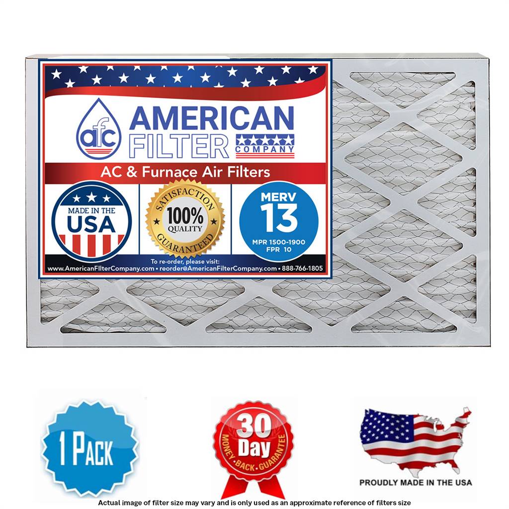 AFC 14x25x1 Furnace / AC / Air filters MERV 13 (MPR 1900 FPR 10) Type