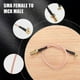 thumbnail image 5 of RF Adapter Cable, Male to Female Low Loss Pigtail Connector, 21cm Length RG316 Coaxial Cable, 5 of 5