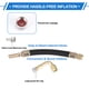thumbnail image 5 of 1Set 90 Grados Extensión de Válvula de Llanta de Cobre con Tubería de Vástago de Llanta Plástica Flexible de 140mm para Automóvil Motocicleta RV Camión Bicicleta, 5 of 6