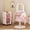 White, variant on Reasea Kids Vanity Set with Light & Barber Chair, Pretend Play Makeup Dressing Table with Storage Shelf, 7 Pcs Hair Salon Accessories