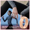 thumbnail image 2 of Rinfit Silicone Wedding Rings for Women - Infinity Collection - 5 Rings Pack, 2 of 12