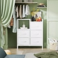 thumbnail image 2 of TYDIMOR 5 Drawer Fabric Dresser for Bedroom, White Chest for Closet & Living Room, Ideal for Adults, 2 of 7