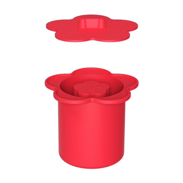 Oferta por tiempo limitado!Bandeja de hielo de silicona con tapa, fácil de quitar del molde, molde para bandeja de hielo con taza de agua, hielo cilíndrico de 40oz