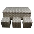 thumbnail image 5 of ORE International 17.75" Banc de Rangement en Polyuréthane Beige, 5 of 5