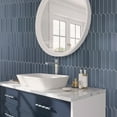 thumbnail image 3 of Piquet 2 in. x 10 in. Matte Blue Ceramic Picket Wall and Floor Tile (5.38 sq. ft./case) (44-pack), 3 of 6