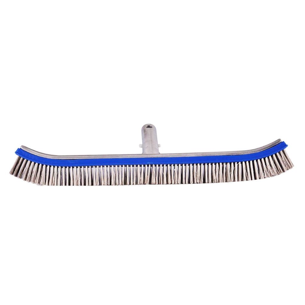 Swimming Pool Cleaning Wall Floor Brush Deluxe Supplies Steel Wire Plastic,1x 