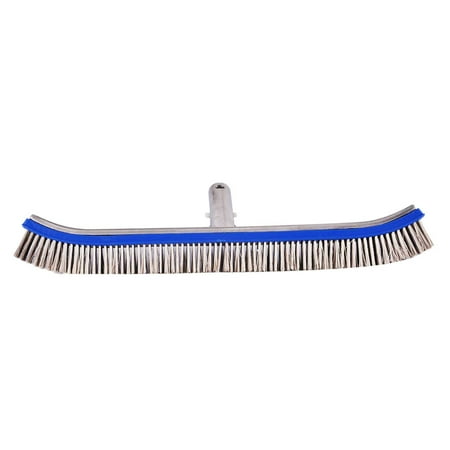 

Hi、FANCY 18 inch Strong Cleaning Brush Steel Wire Swimming Pool Wall Brush Moss Algae Cleaning Tool