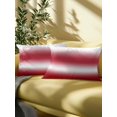 thumbnail image 5 of Outdoor Pillows Waterproof, Ombre Red Throw Pillows with Inserts Included, Modern Abstract Art Gradient Indoor Outdoor Decorative Lumbar Pillow for Bed/Couch/Patio 12"x20", 2Pcs, 5 of 8