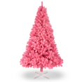 thumbnail image 1 of Árbol de Navidad artificial Bonnlo Pink de 6 pies con 1600 puntas de rama, 1 of 6