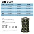 thumbnail image 2 of Salouo Tennis Rackets Pattern Men's Sleeveless T Shirts,Men's Regular-Fit Tank Top Sports Shirt for Men Sleeveless Tank Shirt -Large, 2 of 6