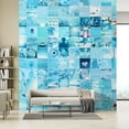 thumbnail image 3 of Idea4wall 3pcs Soothing Blue Calm Tones Fashion Style Wall Murals, Removable Self-Adhesive Stick Wallpaper Large Wall Stickers for Home Decorative, 72"x108", 3 of 5