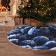 thumbnail image 5 of Balery Blueberry Printed Christmas Tree Skirt , Merry Christmas Party Christmas Tree Decoration,Adjustable Tree Skirt-36", 5 of 6