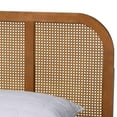 thumbnail image 5 of Baxton Studio Fleur Mid-Century Platform Bed, Queen, Walnut Brown, 5 of 9
