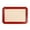 Color:Red, variant on 30x21cm Cut Corner Silicone Baking Mat Non Stick Surface Easy Clean Dishwasher Safe Cocoa Base Macaron Color