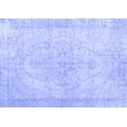 thumbnail image 1 of Ahgly Company Indoor Rectangle Persian Blue Traditional Area Rugs, 5' x 7', 1 of 4