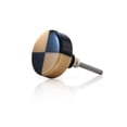 thumbnail image 2 of Mascot Hardware CK104 1.47 in. Pie Cabinet Knob, Black & Brown - Pack of 5, 2 of 5