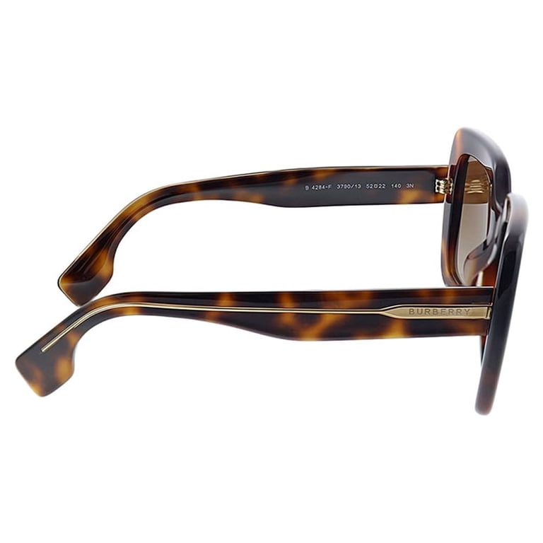 Burberry BE 4284F Plastic Womens Square Sunglasses Havana  display picture 2