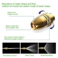 thumbnail image 4 of High Pressure Car Wash Nozzle | Metal Garden Hose Sprayer | Aluminum Alloy, Brass Connectors, Adjustable Spray Patterns, Fits 3/4" Hose, Multicolor, 4-Piece Set, 4 of 9