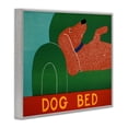 thumbnail image 4 of Dog Bed Couch Gray Framed Giclee Art, design by Stephen Huneck, 4 of 9