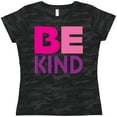 thumbnail image 3 of Inktastic Be Kind Logo in Pink and Purple Women's T-Shirt, 3 of 5