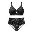 thumbnail image 3 of Plus Size Two Piece Swimsuits For Control Bikini High Waisted Bathing With Adjustable Straits Two Piece Bathing Suit for Women Swim Shorts Women plus Size Swimming Suit for Women plus Size Swim Wear, 3 of 3