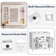 thumbnail image 6 of 36'' Modern Bathroom Vanity with Top Sink Mirror Cabinet, 2 Soft-Closing Doors, 2 Drawers, Single Basin and Enhanced Storage Solutions, 6 of 9