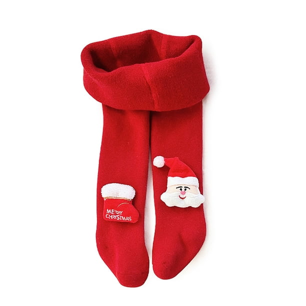 Leggings gruesos para niños Leggings rojos para bebé de Año Nuevo