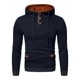 thumbnail image 2 of pstuiky Camisas suaves de manga larga para hombre, Blusa de manga larga con capucha y cordón de color liso para hombre Tops casuales para hombres m, 2 of 9