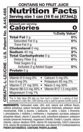 Bang CaffeineFree  Black Cherry Vanilla (12 Drinks)