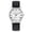 CG12_Black with White Face, variant on Resicozy Watches for Men with Leather Strap Dress Watch Quartz Wrist Watches Business Casual Watches Gifts Brown with White Face