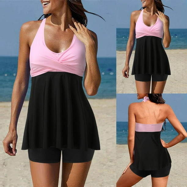 TOWED22 Women Bathing Suits,Women Tankini Swimsuit Scalloped Hipster