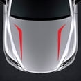 thumbnail image 4 of 2 PCS Car Hood Decal Sticker Auto Vinyl Film Long Stripe Decals DIY Sport Styling Stickers, 4 of 8