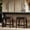 Black-26", variant on Xukmct 1 Pcs 26in Counter Height Bar Stool with Wood Frame, Faux Leather Upholstered Seat Backless Barstool for Bar, Dining Room, Red