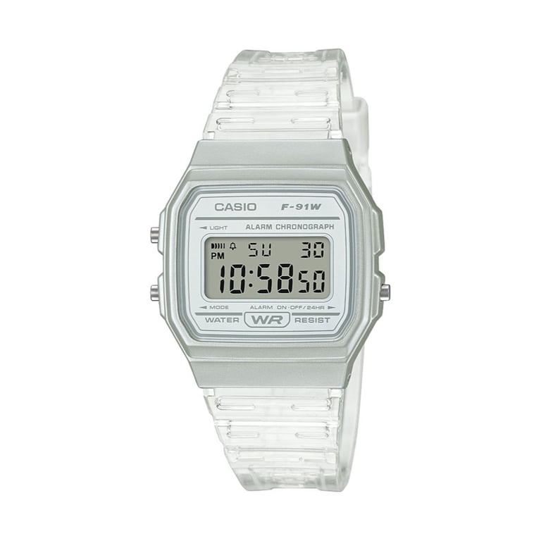Casio White Digital Jelly Watch F91WS-7 photo 1