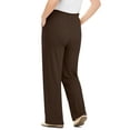 thumbnail image 2 of Woman Within Plus Size 7-Day Rib-Knit Wide-Leg Pull-On Pants, 2 of 2