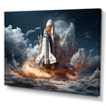 thumbnail image 2 of Designart "Contemporary Shuttle Ascent II" Rocketship Wall Art Prints, 2 of 7