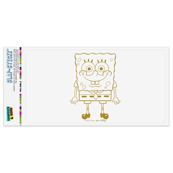 SpongeBob Full Front Automotive Car Window Locker Bumper Sticker