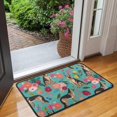 thumbnail image 2 of German Shepherd Dog and Flower Door Rugs,Washable Non Slip Door Mats Indoor,Decorative Door Mats,Entry Mat Indoor for Entrance,Bedroom,Kitchen,Bathroom,30"x17", 2 of 6
