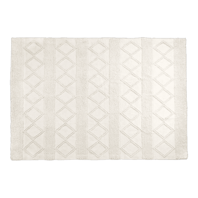 Bouclair Elli Textured White Rug 3' x 5'