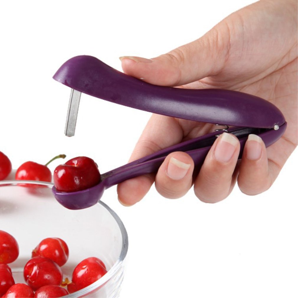 Cherry and Olive Pitter Remover Tool Skitic Kitchen Fruit Corer Pitter Stone Putter Tool Grapes and Cranberries Kernel Remove Easy Removal Core Squeeze Clamp Seeder