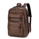 thumbnail image 3 of Mochila retro de cuero suave para hombre, mochila de viaje para ordenador, mochila escolar para estudiantes universitarios, 3 of 5