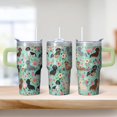 thumbnail image 2 of 20OZ Dog Paw Handle Tumbler Insulated Stainless Steel Double Wall Cup Great Dog Lover Gifts Unique Birthday Christmas Presents for Women Men Portable and Suitable for Daily Use, 2 of 6